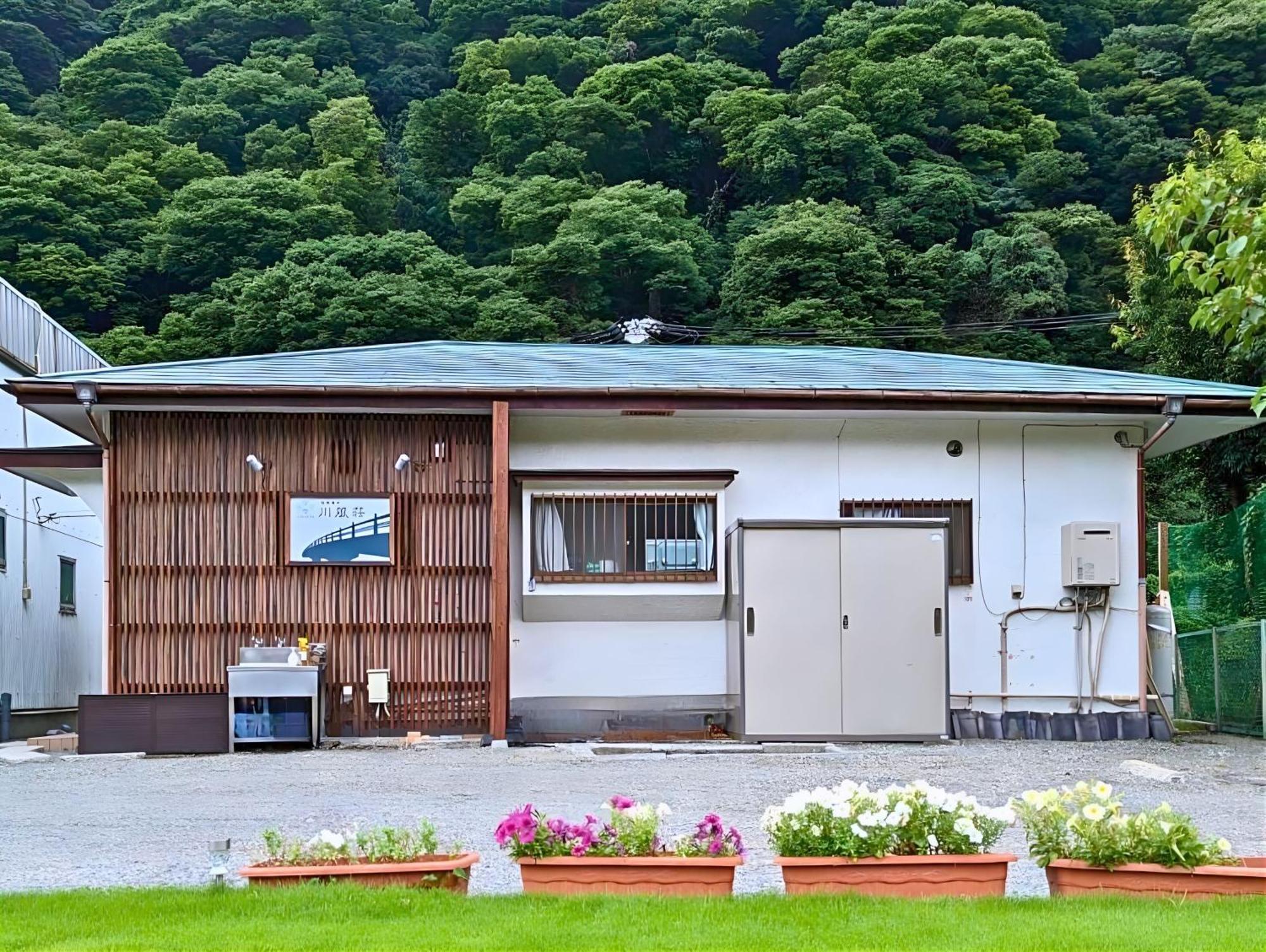 箱根湯本 川風荘 - Hakone Yumoto Kawakazesou Apartment Luaran gambar